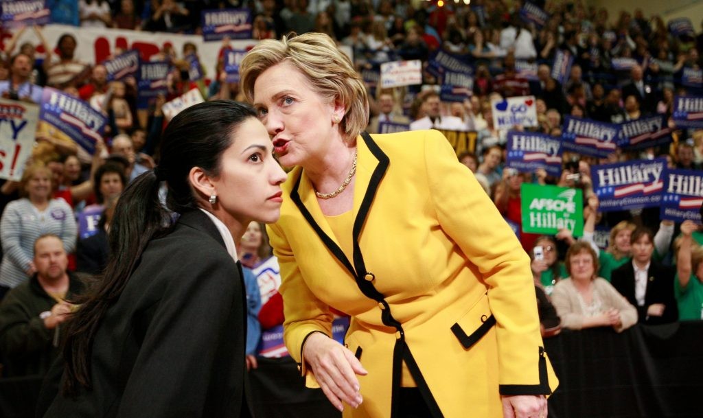 Hillary Clinton and Huma Abedin