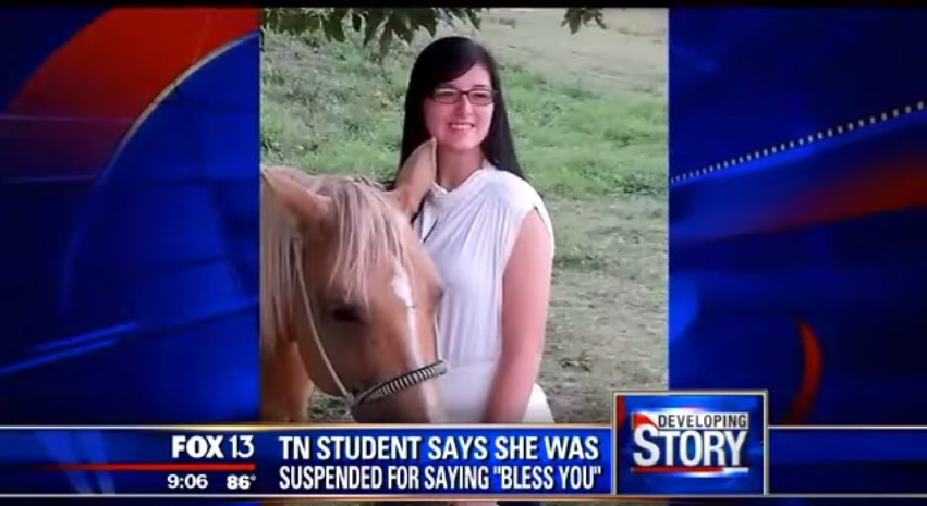 Student Suspended For Saying “Bless You” In Class