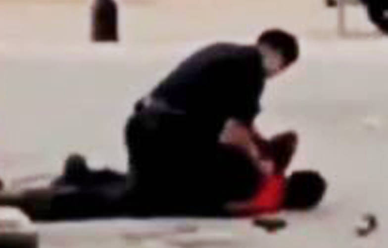 Cop Tries To Break Homeless Man’s Arms After Accidentally Macing Himself