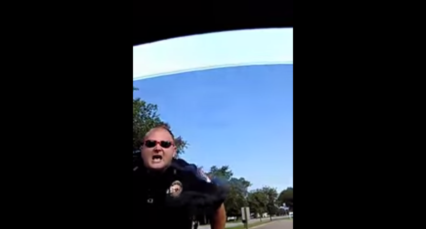 Texas Cop Smashes Through Window Of Uncooperative Suspect Who Claims Speeding is Not Illegal