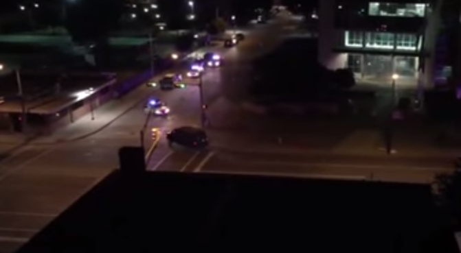 Crazed Gunman In Armored Van Opens Fire on Dallas Police Station