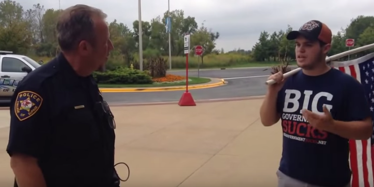 Students Handing Out Pocket Constitutions Threatened With “Being Locked Up”