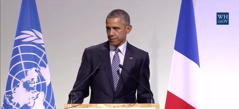 UN Conference Organizers Unsuccessfully Try To Buzz Obama Off Podium