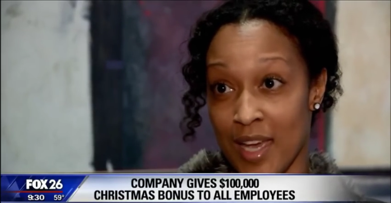 Texas Company Gives Every Employee a $100,000 Bonus