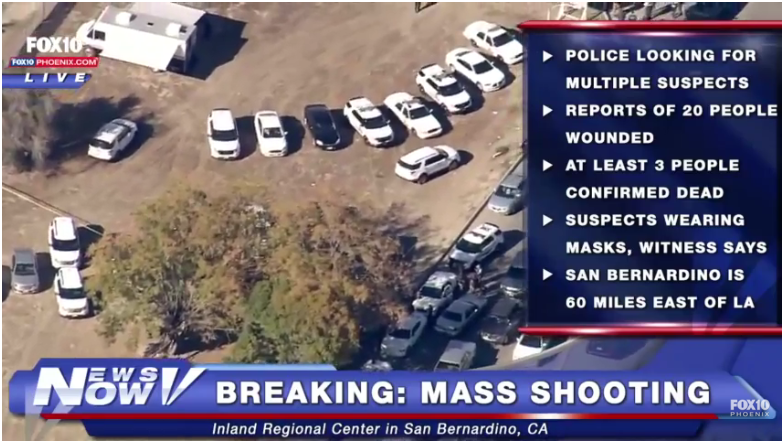 BREAKING: At Least 12 Dead, Several Injured In California Mass Shooting