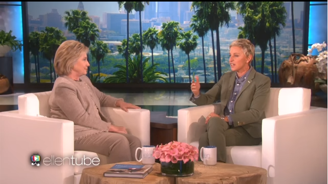 Ellen DeGeneres Gushes At Hillary: You Are ‘Everything I Want In A President’