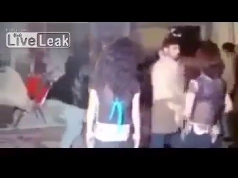 Muslim Man Slaps Chinese Girl for not Dancing with Him, Big Mistake