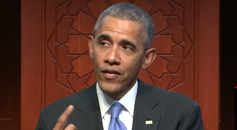 Obama Visits Mosque, Compares Charges of Him Being Muslim to Thomas Jefferson