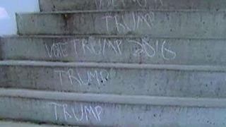 Embarassing: Trump Chalk Drawings Trigger College Students to an Unbelievable Degree