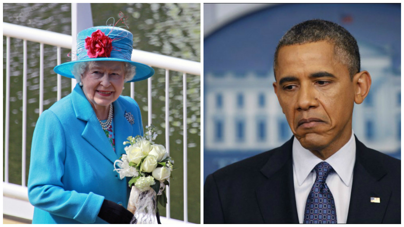 Queen Refuses to Return Home to Meet with Obama