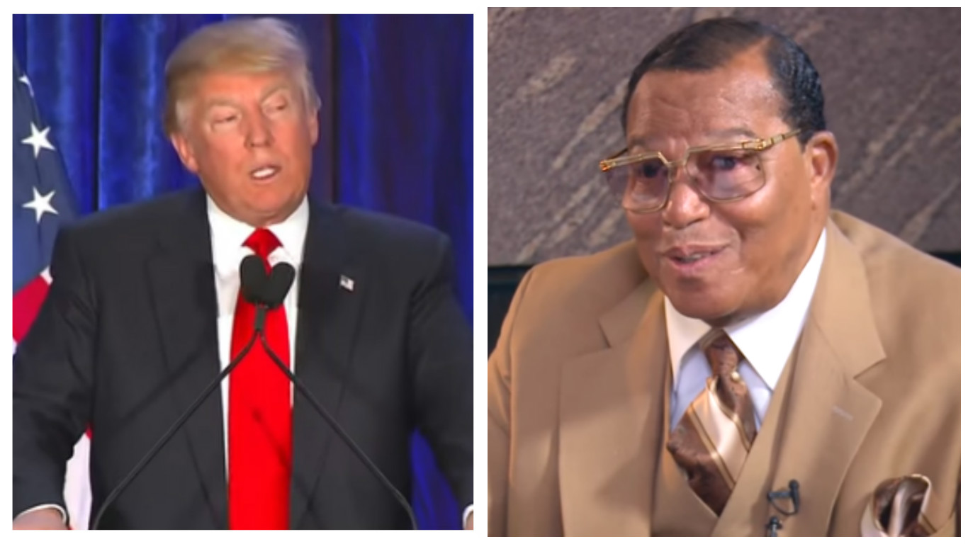 Louis Farrakhan Praises Donald Trump For Refusing “Jewish” Money