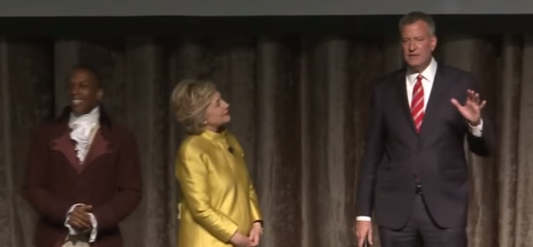 Hillary, De Blasio Blasted Over Racist Skit