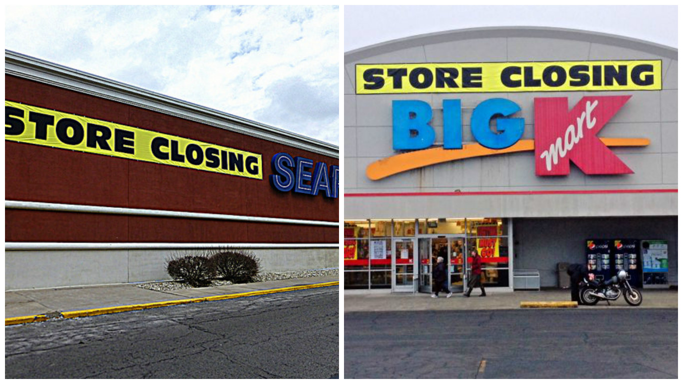 Dozens of Sears and Kmarts Close as the Retail Apocalypse Continues