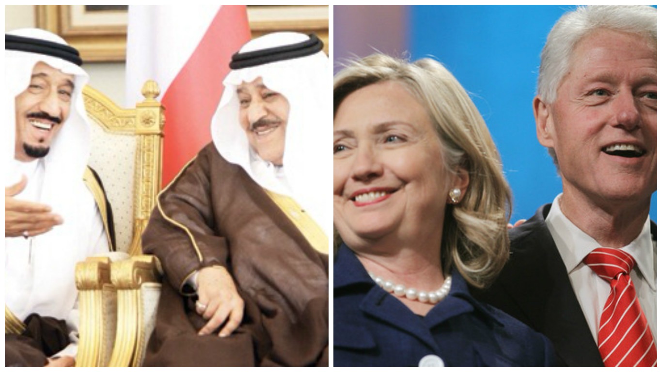 Persian Gulf Sheiks Buy Bill and Hillary Clinton for $100 Million