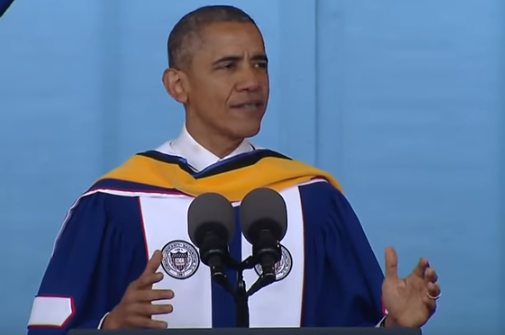 Obama to Black College: Successful People are Nothing but Lucky