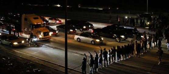 Black Lives Matter Protesters Shut Down one of Nation’s Busiest Freeways