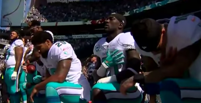 NFL Ratings Plummet as National Anthem Protests Continue