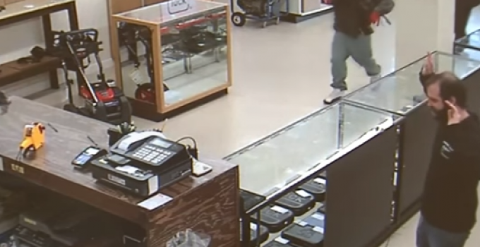 Two Idiots Attempt to Rob a Gun Store, Get Instant Justice