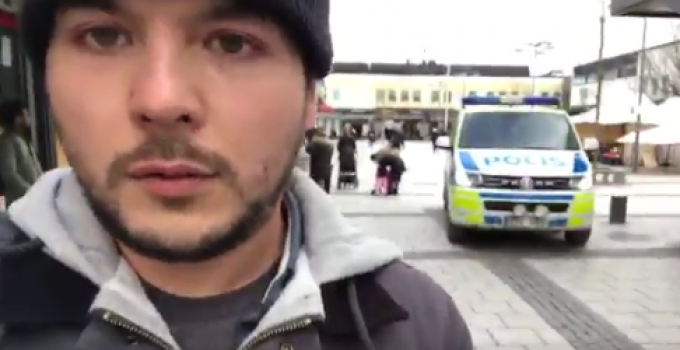 Swedish Police Escort Journalist Out of ‘No Go Zone’ After Threats by Masked Men