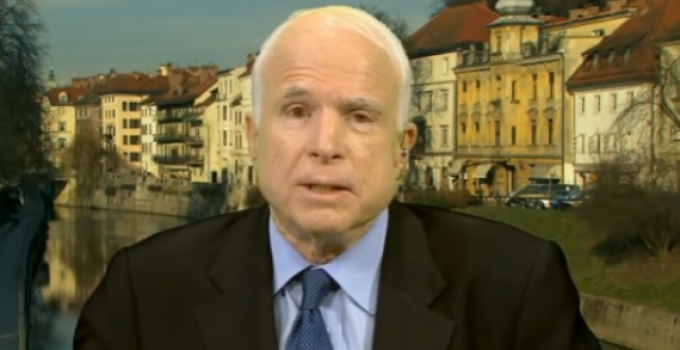 McCain: Obama Was a Better World Leader Than Trump