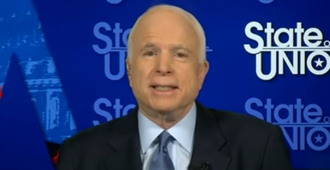 McCain’s Call for Release of Trump Tax Return is Really Cry for Help