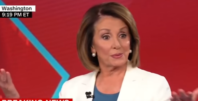 Pelosi on CNN Discusses “Uh, Uh, Impeachment”