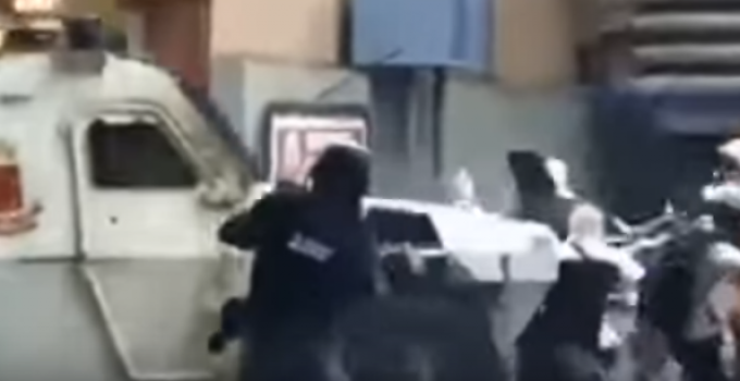 Venezuelan Militia Drives Armored SUV Into Crowd of Civilian Protestors