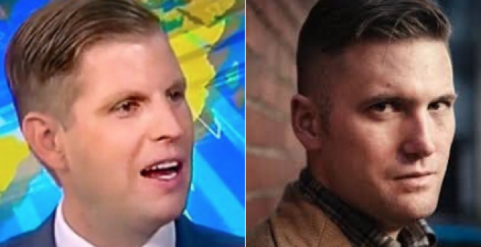 Liberals Accuse Eric Trump of Fascist Beliefs Based on His Haircut