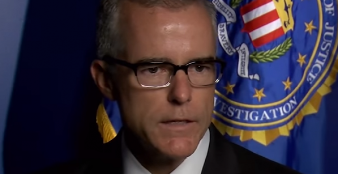 Acting FBI Director Andrew McCabe Under Investigation