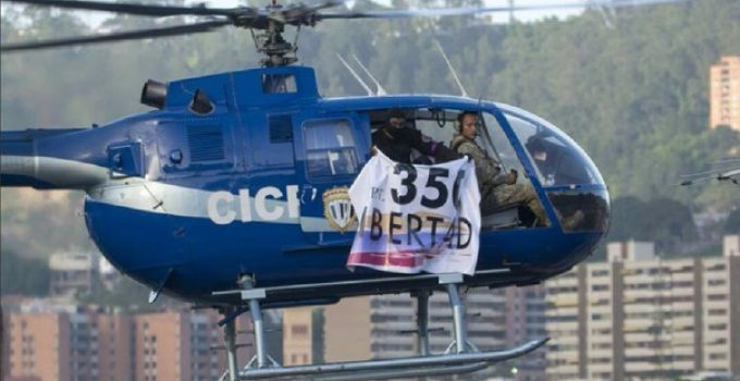 Helicopter Carries out Bizarre Attack on Supreme Court in Venezuela