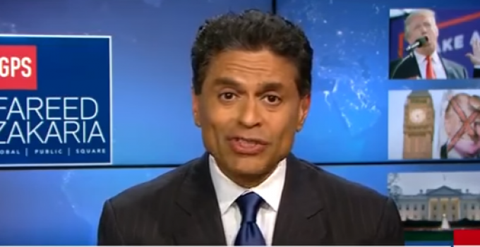 CNN’s Zakaria: Trump is Making America ‘Irrelevant’