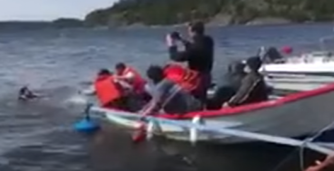 Video Allegedly Shows Staged Refugee Drowning