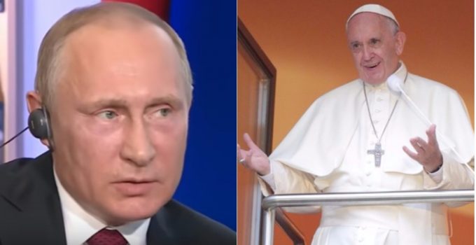 Putin Accuses Pope Francis of ‘Not Worshiping the God of the Bible’