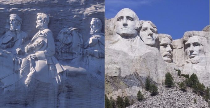 Leftist Anarchists Look to Destroy Mount Rushmore and Stone Mountain