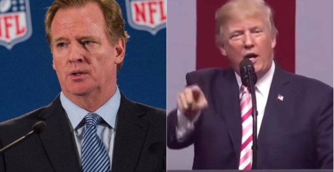 NFL Commissioner Angry at Trump for Telling the Truth About the NFL