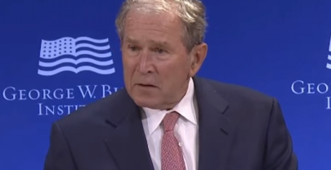 Bush Bashes Trump’s ‘Nativism’: ‘We Cannot Wish Globalism Away’