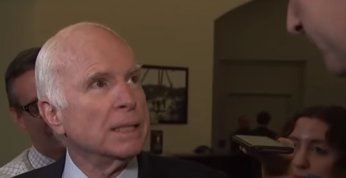 McCain Rips Into Fox News Reporter for “Dumb Question”