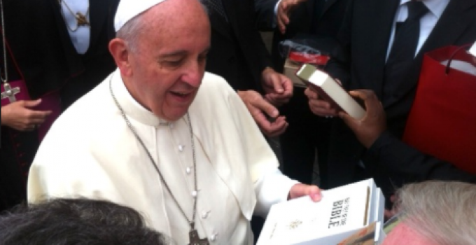 Pope Francis Urges More “Creativity” In Interpreting the Bible