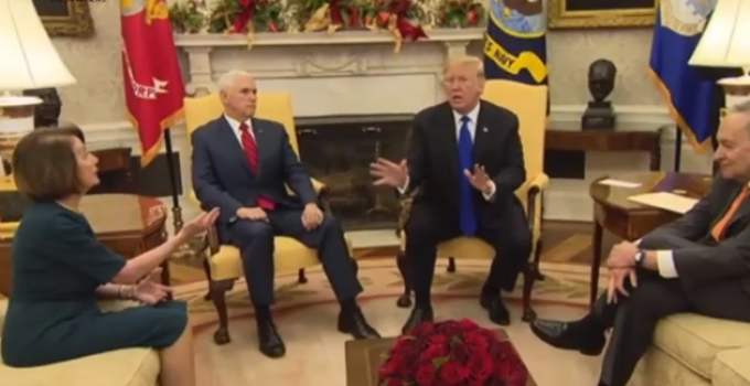 Trump, Pelosi and Schumer Clash in Explosive Oval Office Meeting