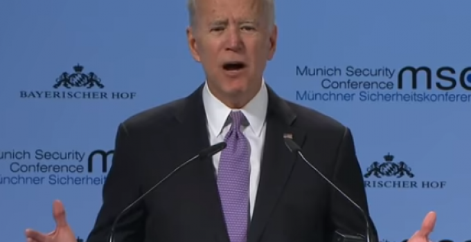 Joe Biden Tells Europe that America is an ‘Embarrassment’