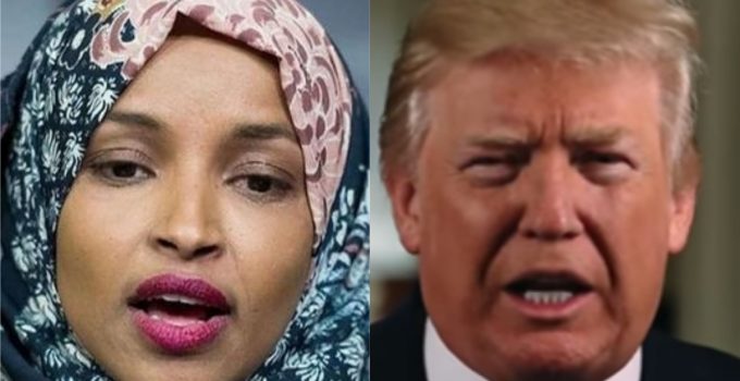 President Trump Calls for Rep. Omar to Resign, Bucks ‘Lame’ Apology