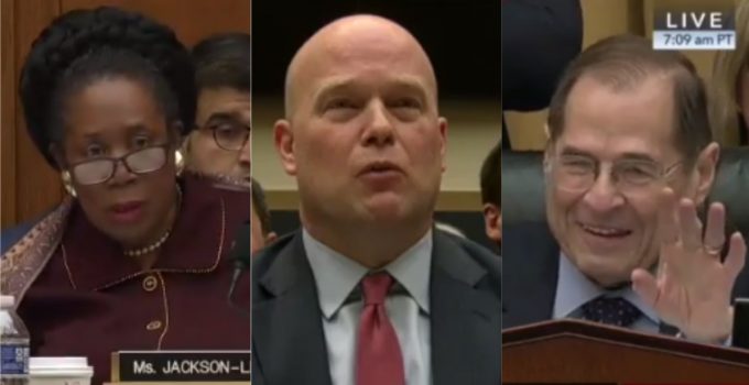 Acting AG Whitaker to Chairman: “Your Five Minutes Is Up”