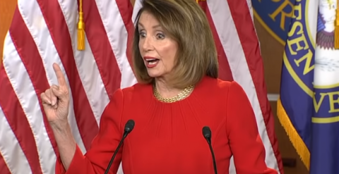 Angry Pelosi Backhands Podium: “Show us the Mueller Report, Show us the Tax Returns”