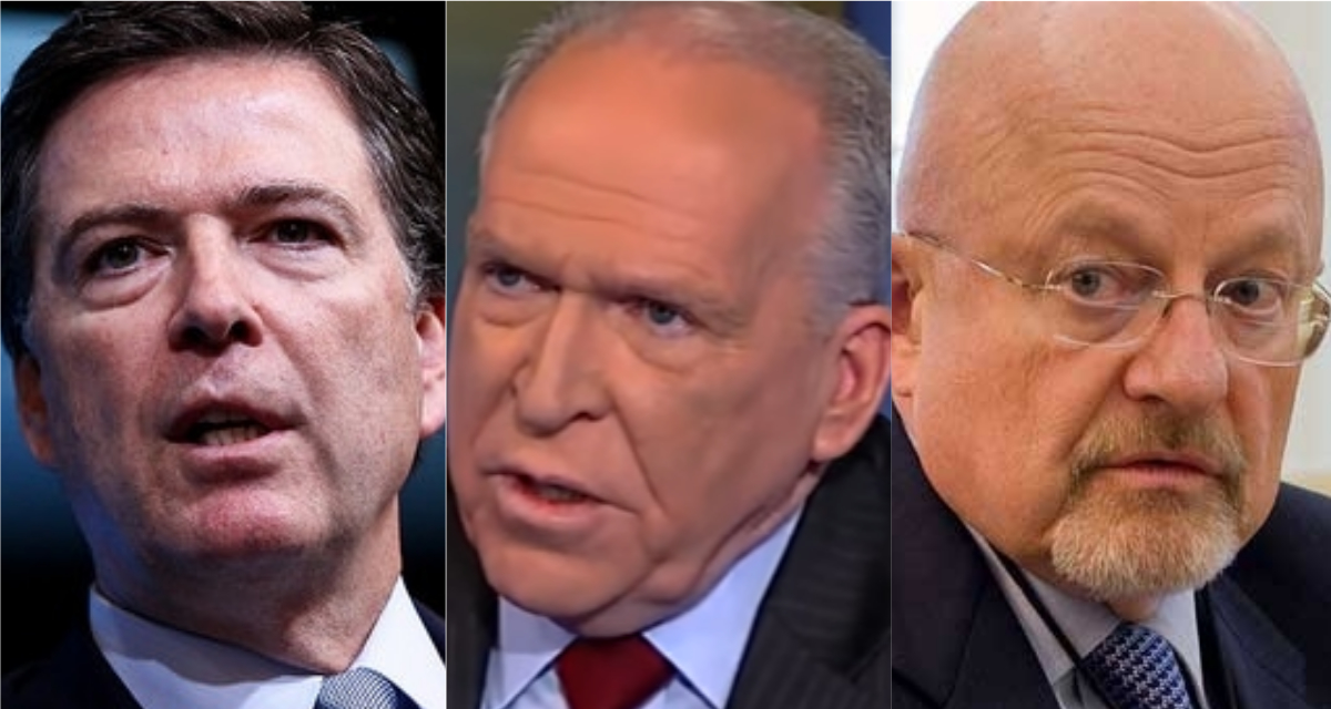 Comey, Brennan, Clapper Accuse One Other Of Advocating 'Pee Pee ...