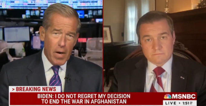 U.S. Army Vet Blasts Brian Williams, Biden’s Remarks on Afghanistan