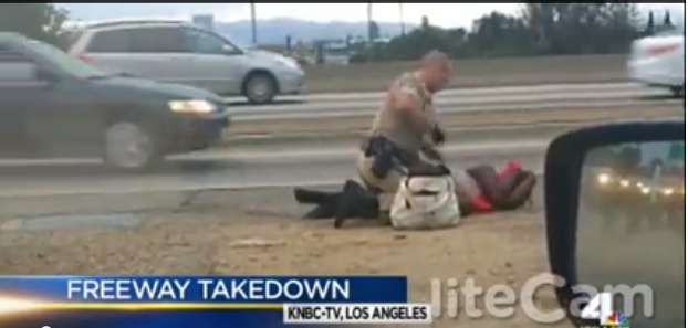 CHP Beats Unarmed Woman With Punch After Punch