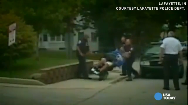 Cold-Blooded Cop Beats Down Handicap Man