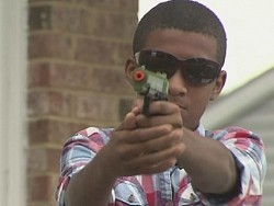 Boys expelled for playing with airsoft guns in their own yard